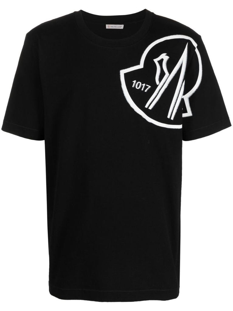 Black Logo Print T-shirt