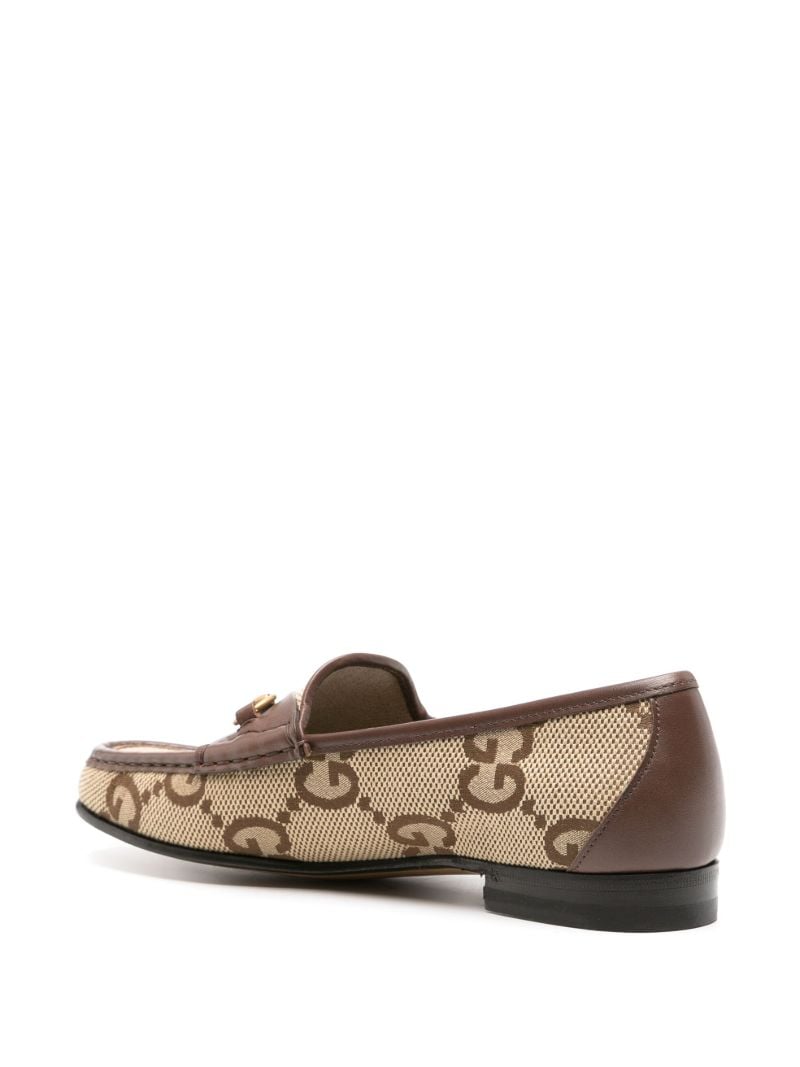 Brown Jordaan Maxi Gg Canvas Loafers