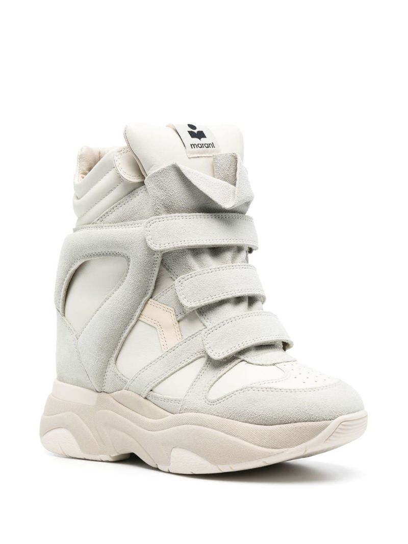 White Balskee Leather Sneakers