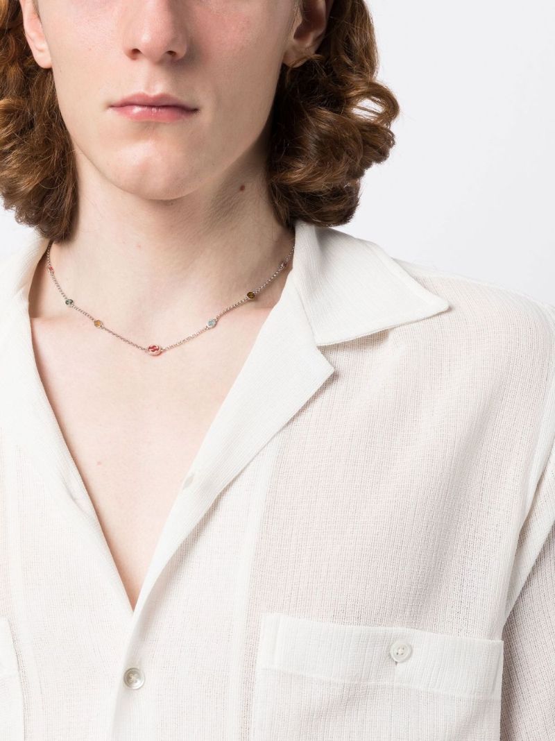 Sterling Silver Interlocking G Necklace