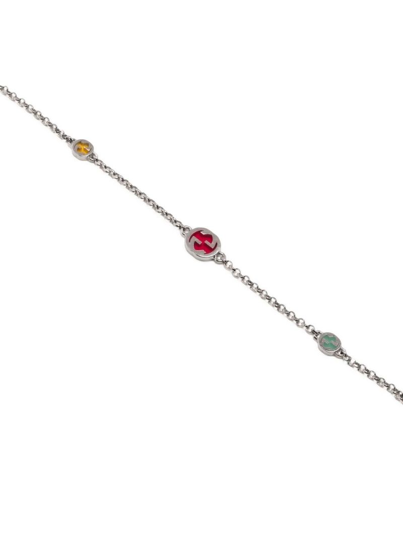 Sterling Silver Interlocking G Necklace
