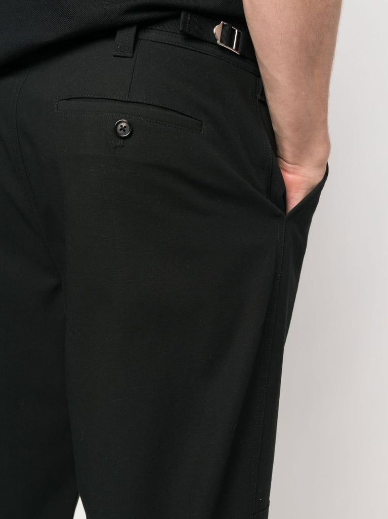 Black Sailor Straight Trousers