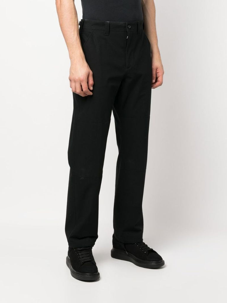 Black Sailor Straight Trousers