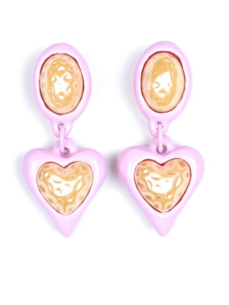 Gold-tone Night Fever Drop Earrings