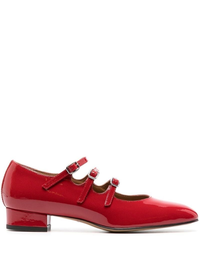 Red Ariana Patent-leather Shoes