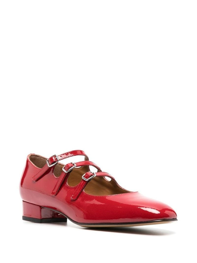 Red Ariana Patent-leather Shoes
