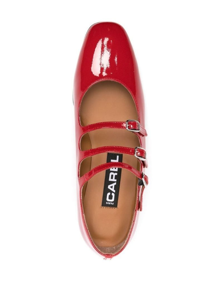 Red Ariana Patent-leather Shoes