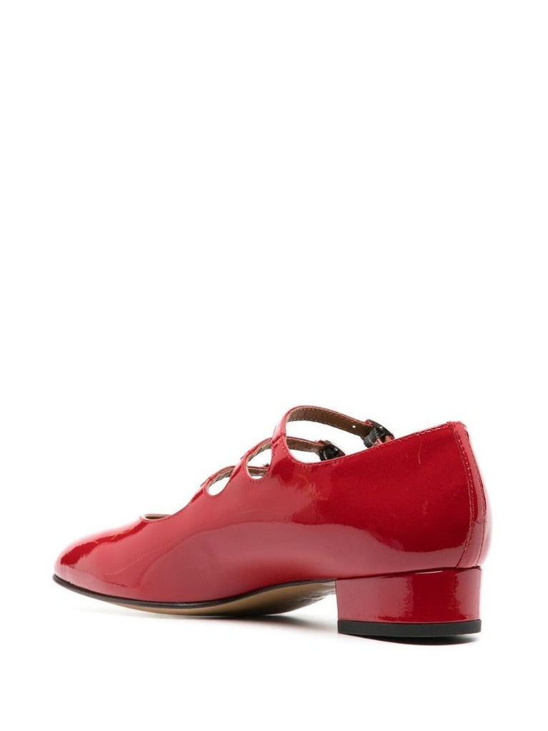 Red Ariana Patent-leather Shoes