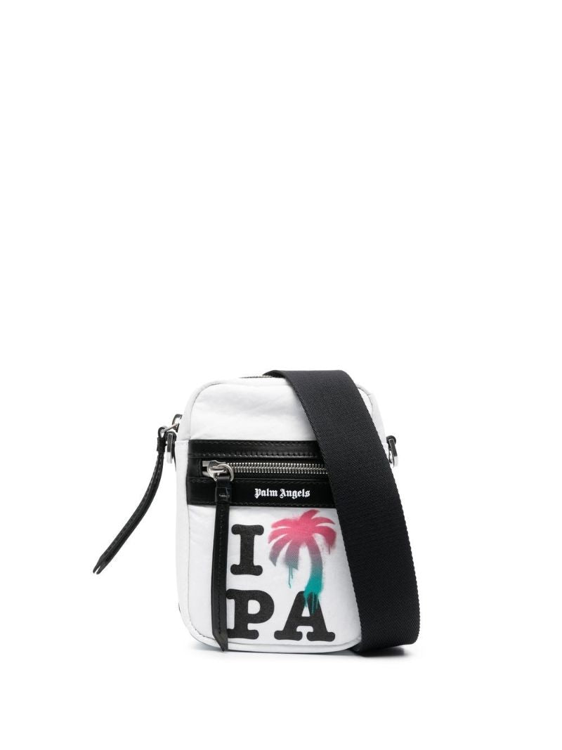 White I Love Pa Shoulder Bag