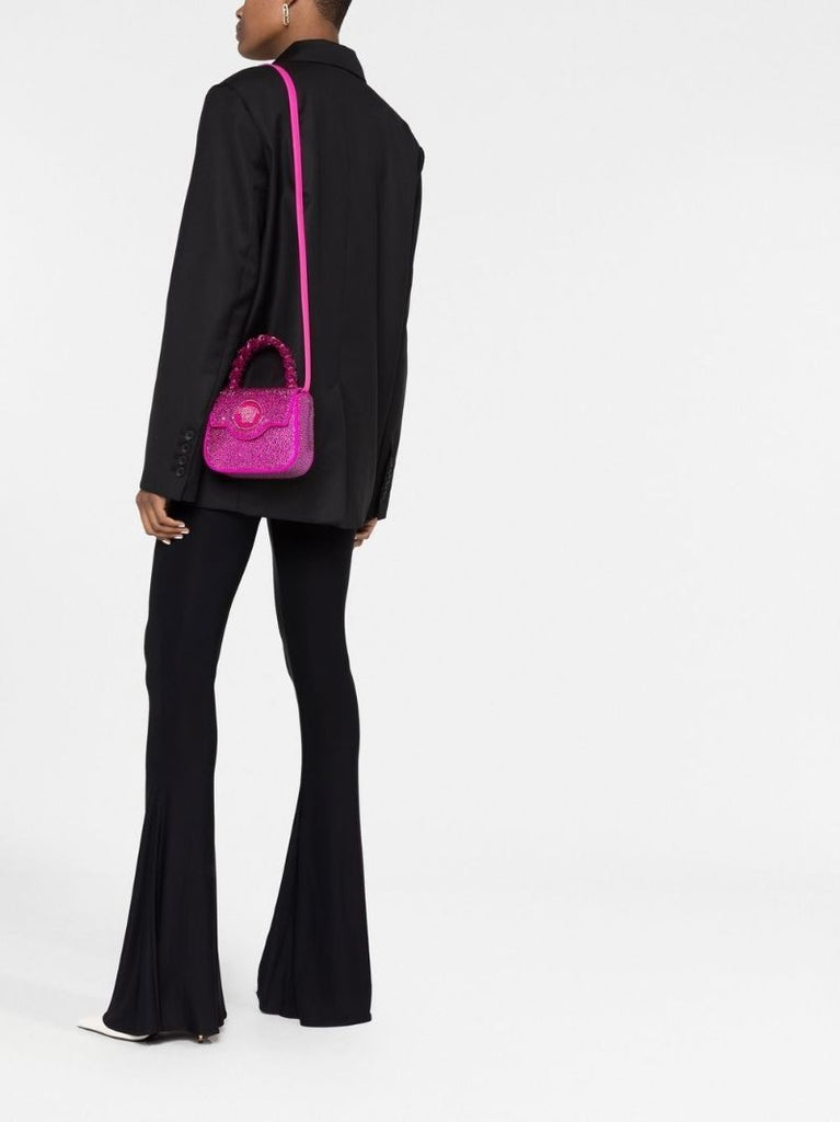 Pink La Medusa Crystal Mini Bag