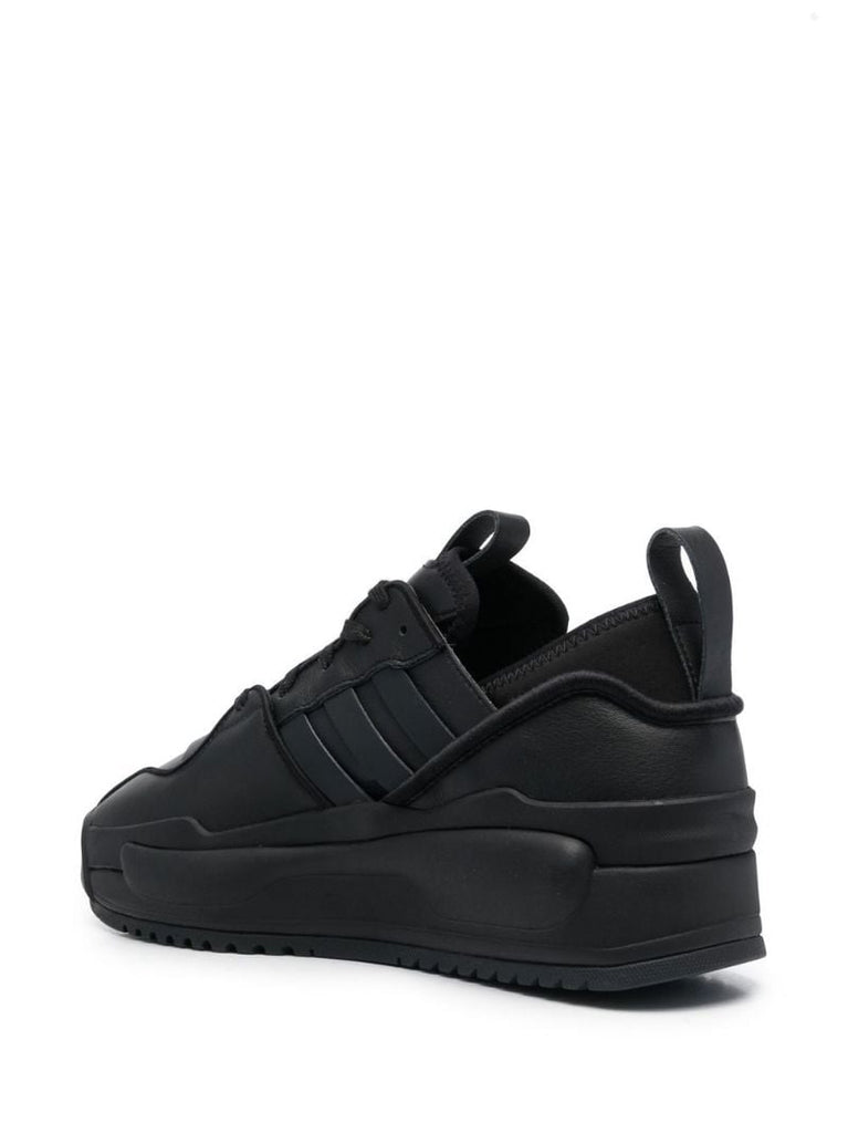 Black Rivalry Leather Sneakers