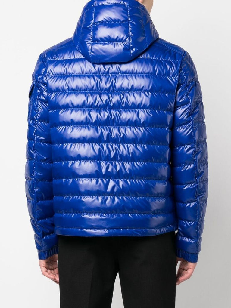 Blue Logo Patch Padded Jacket