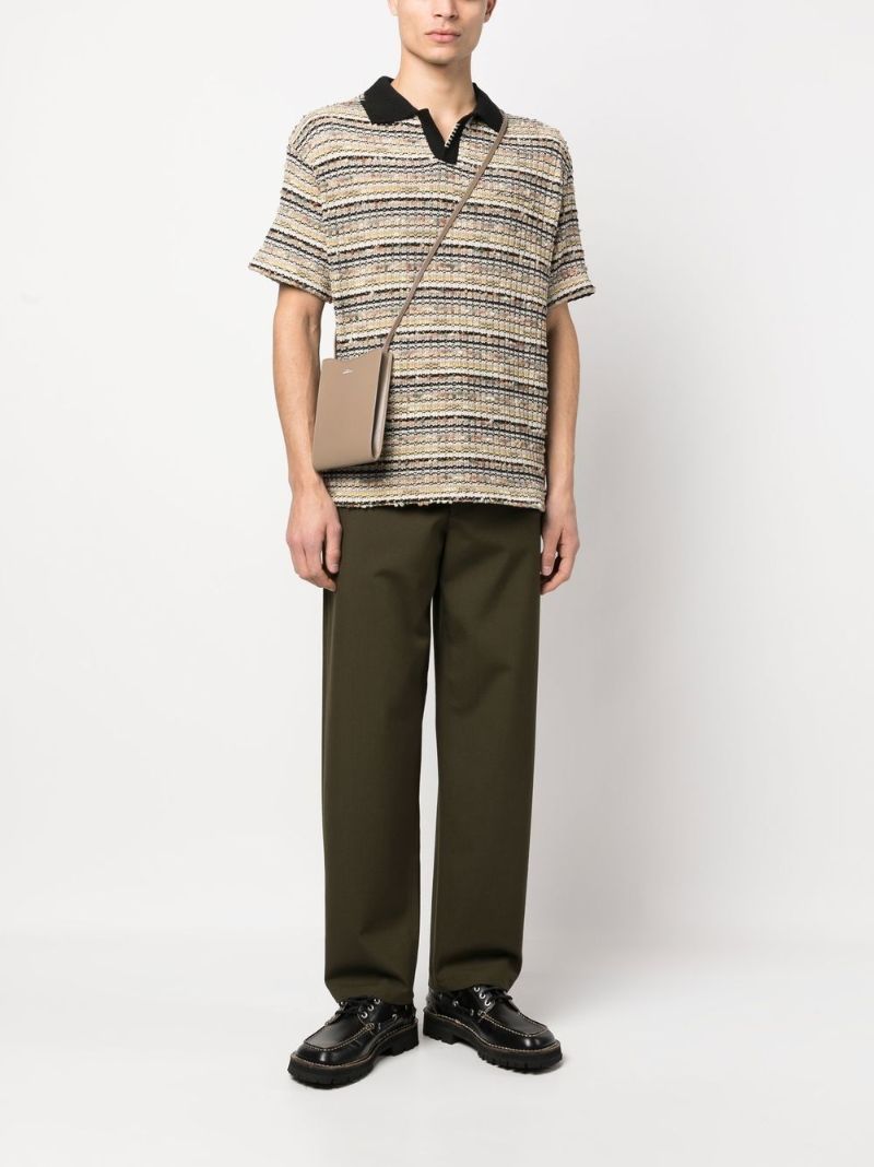 Multicolour Knitted Polo Shirt
