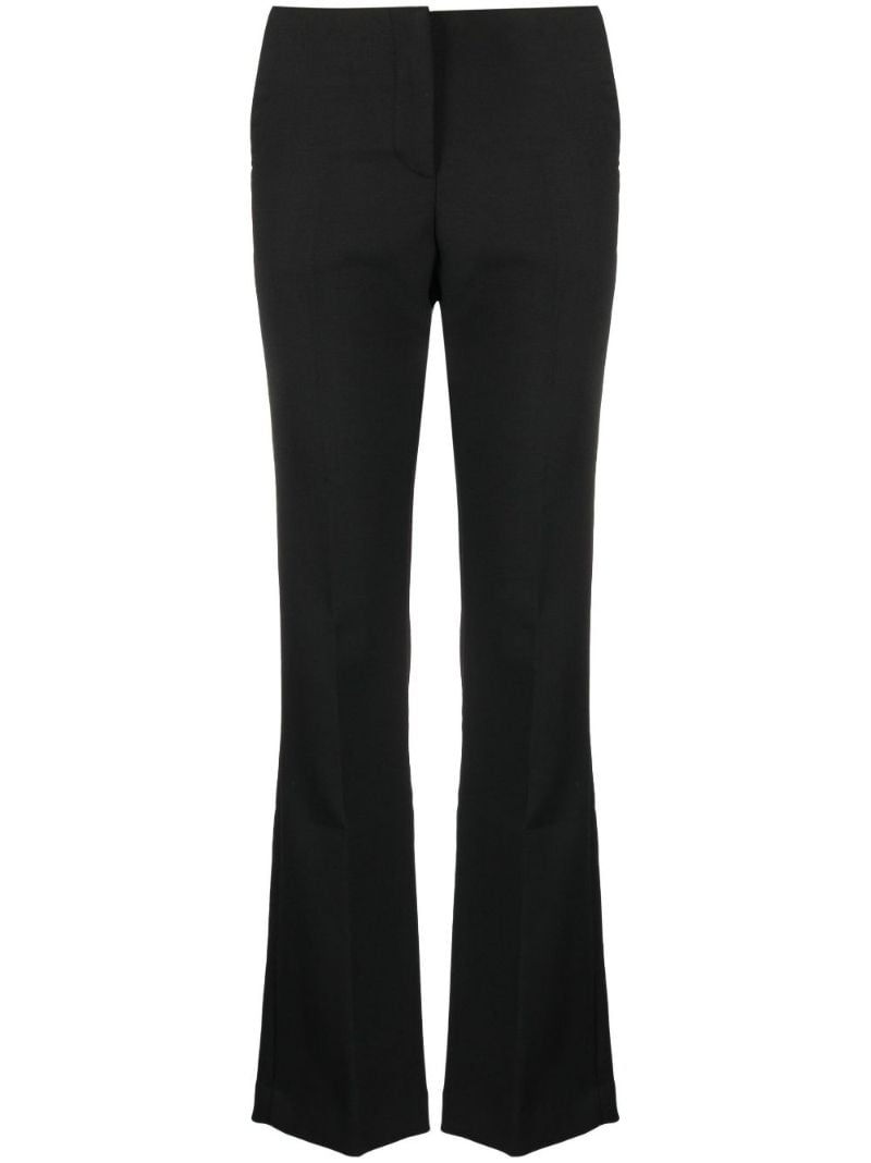 Black Femmi Straight-leg Trousers