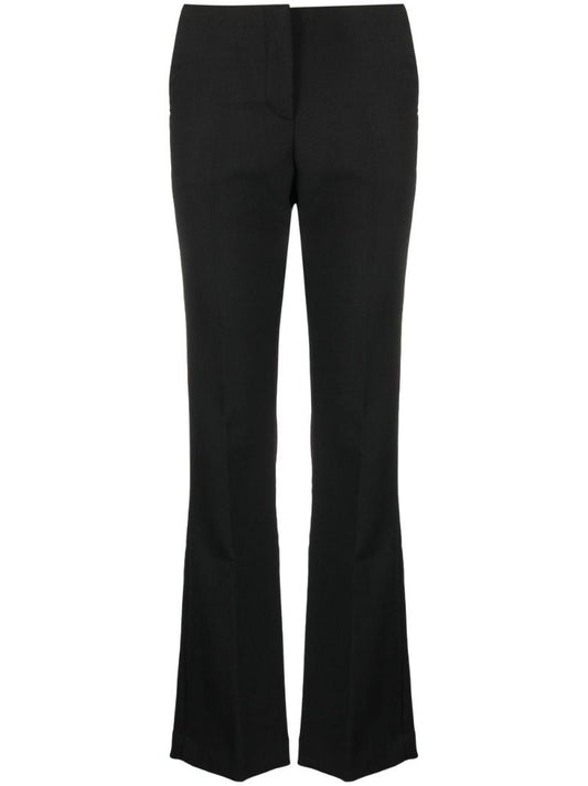 Black Femmi Straight-leg Trousers