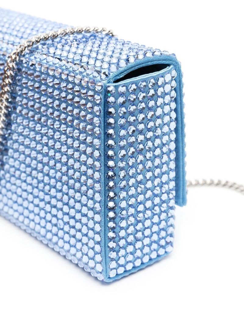 Blue Super Amina Paloma Clutch Bag