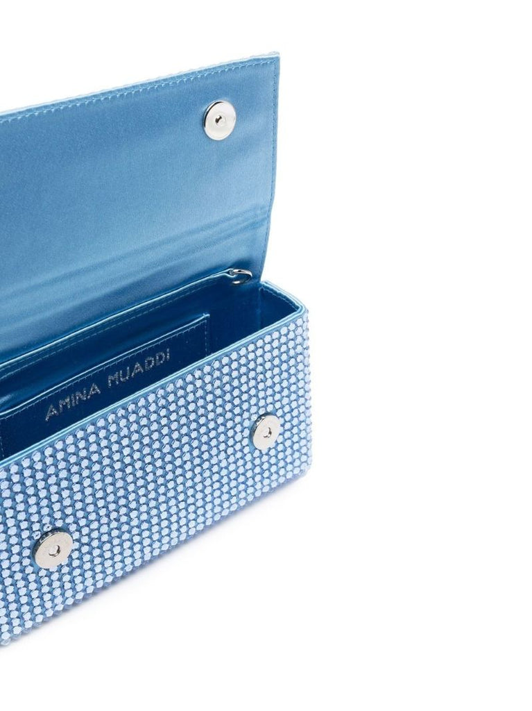 Blue Super Amina Paloma Clutch Bag