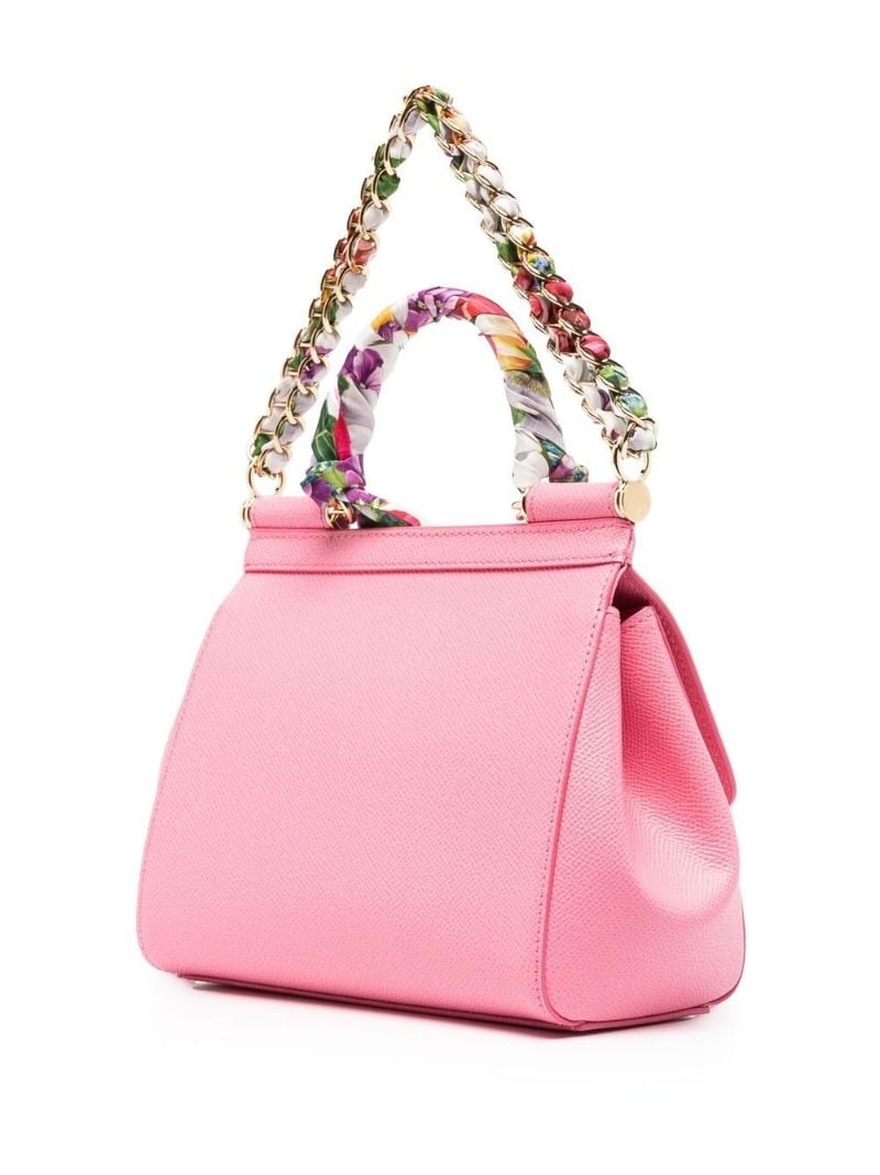 Pink Small Sicily Scarf Cross Body Bag