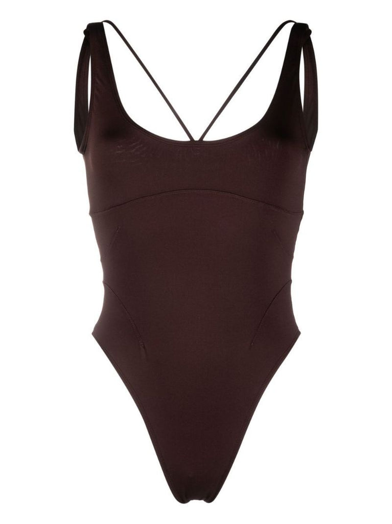 Brown Le Maillot Signature Swimsuit