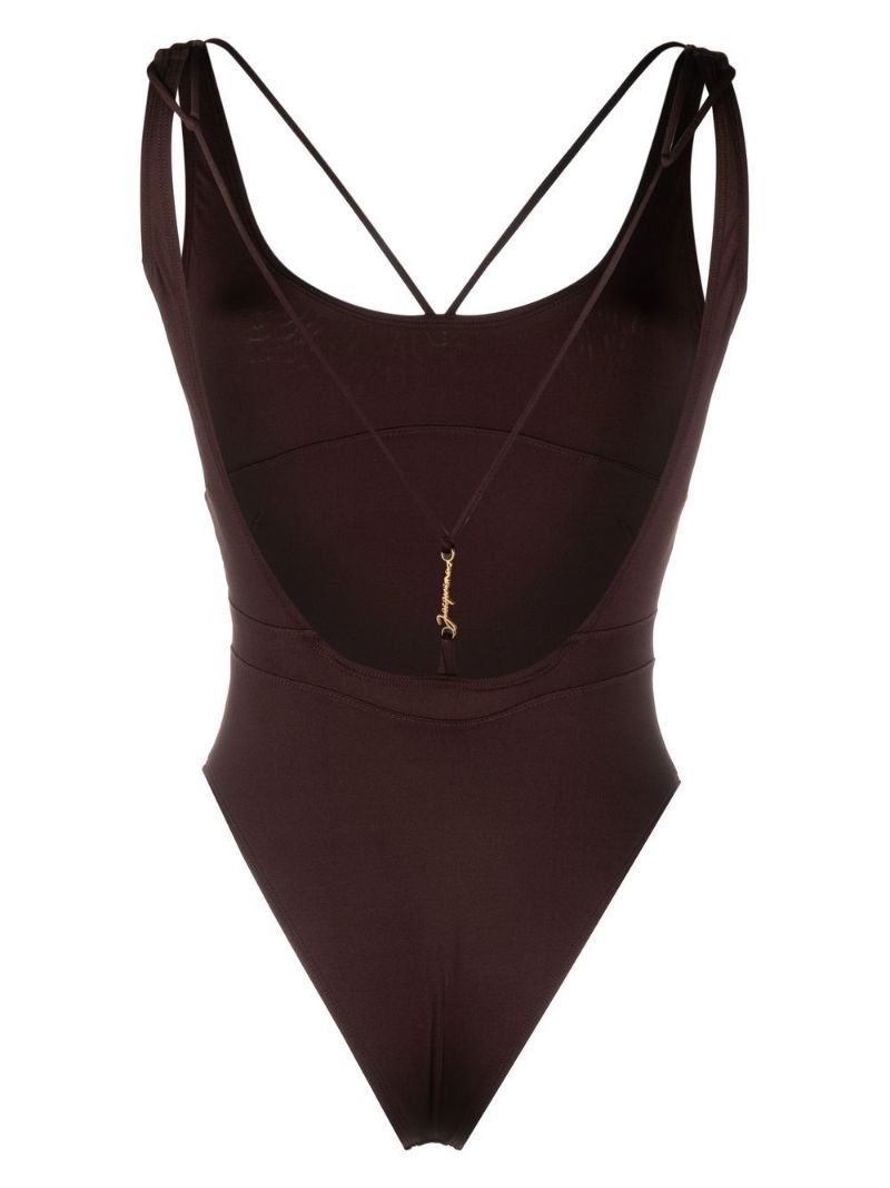 Brown Le Maillot Signature Swimsuit