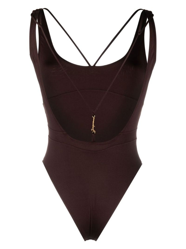 Brown Le Maillot Signature Swimsuit