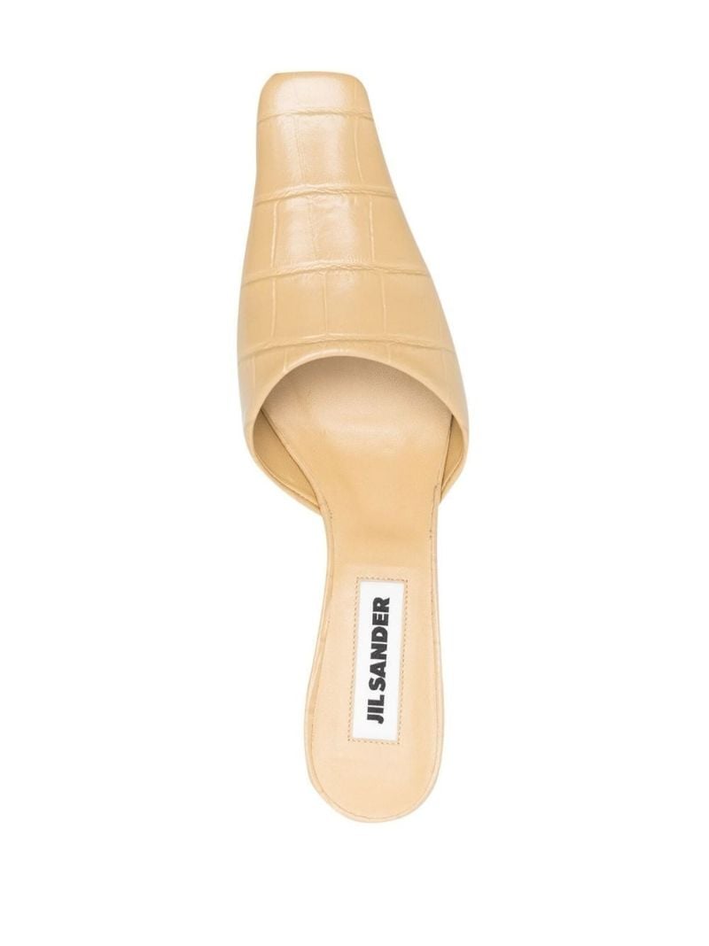 Neutral 60 Mock Croc Mules