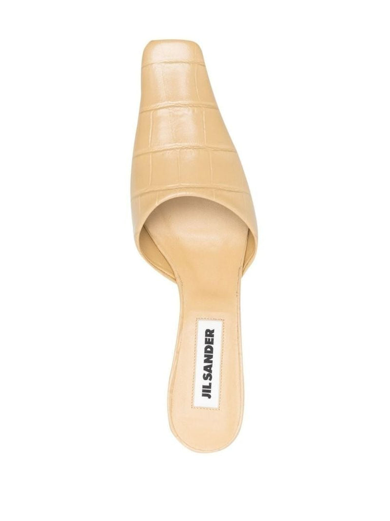 Neutral 60 Mock Croc Mules