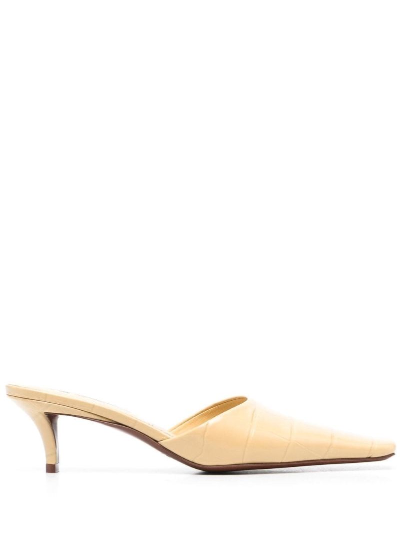 Neutral 60 Mock Croc Mules