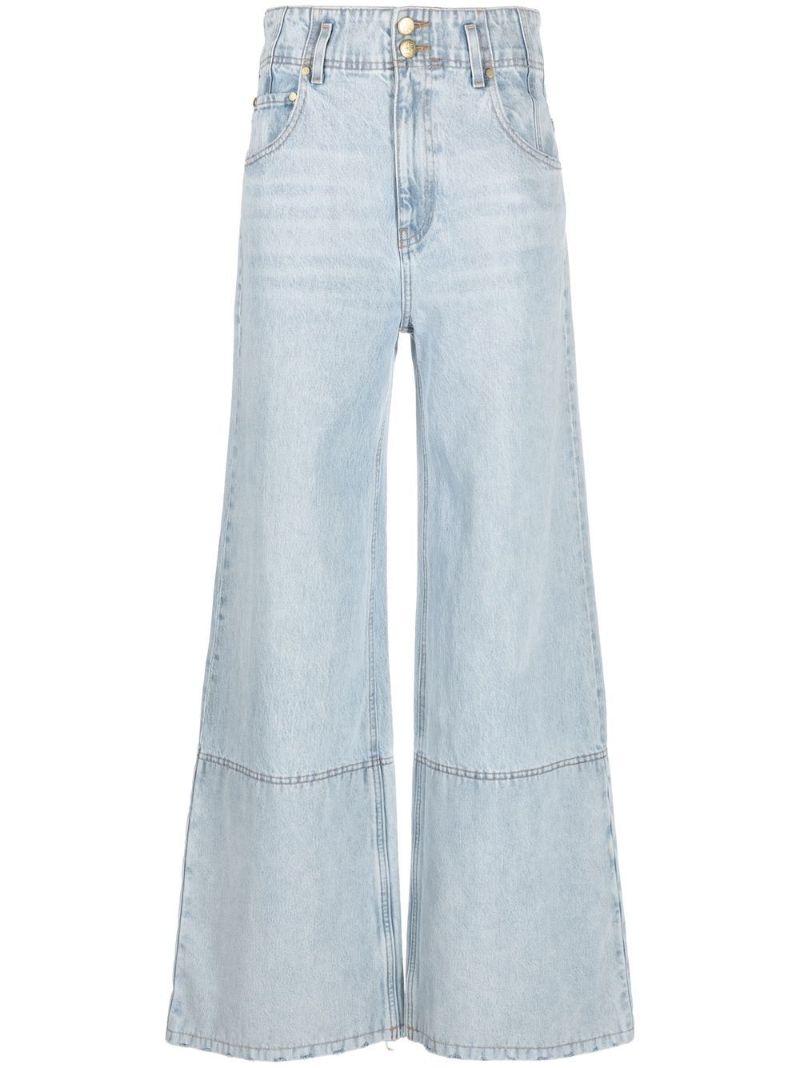 Blue Margot Wide-leg Jeans