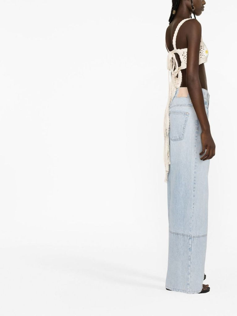 Blue Margot Wide-leg Jeans