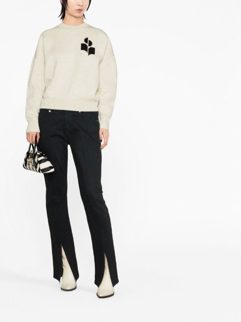 Grey Atlee Intarsia Sweater