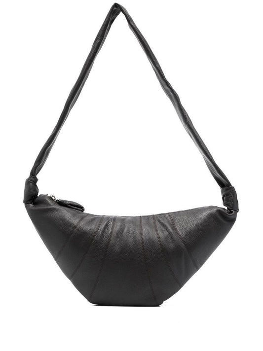 Black Croissant Shoulder Bag