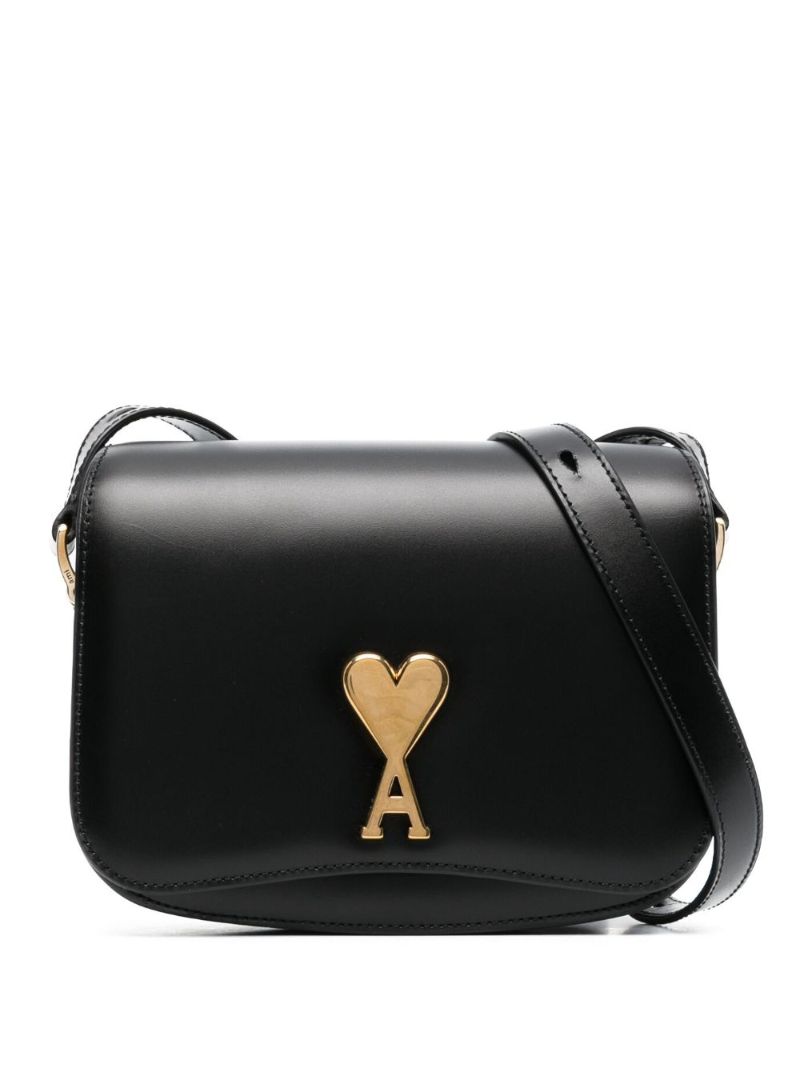 Black Ami De Coeur Leather Bag