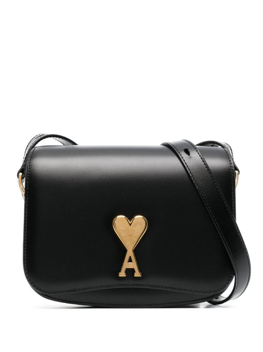 Black Ami De Coeur Leather Bag