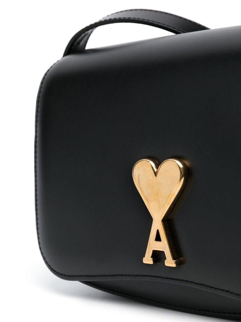 Black Ami De Coeur Leather Bag
