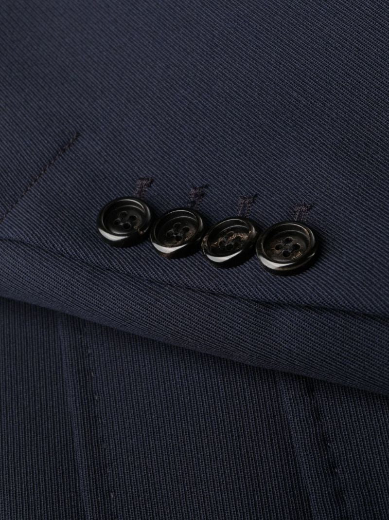 Blue Virgin-wool Coat