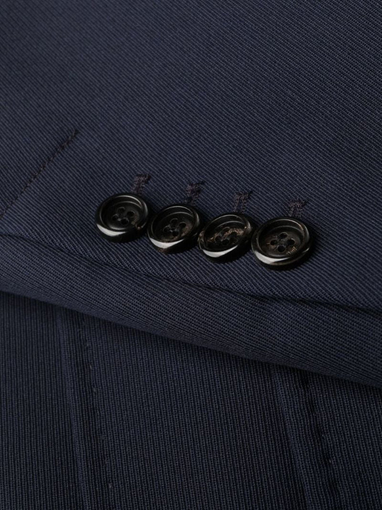 Blue Virgin-wool Coat
