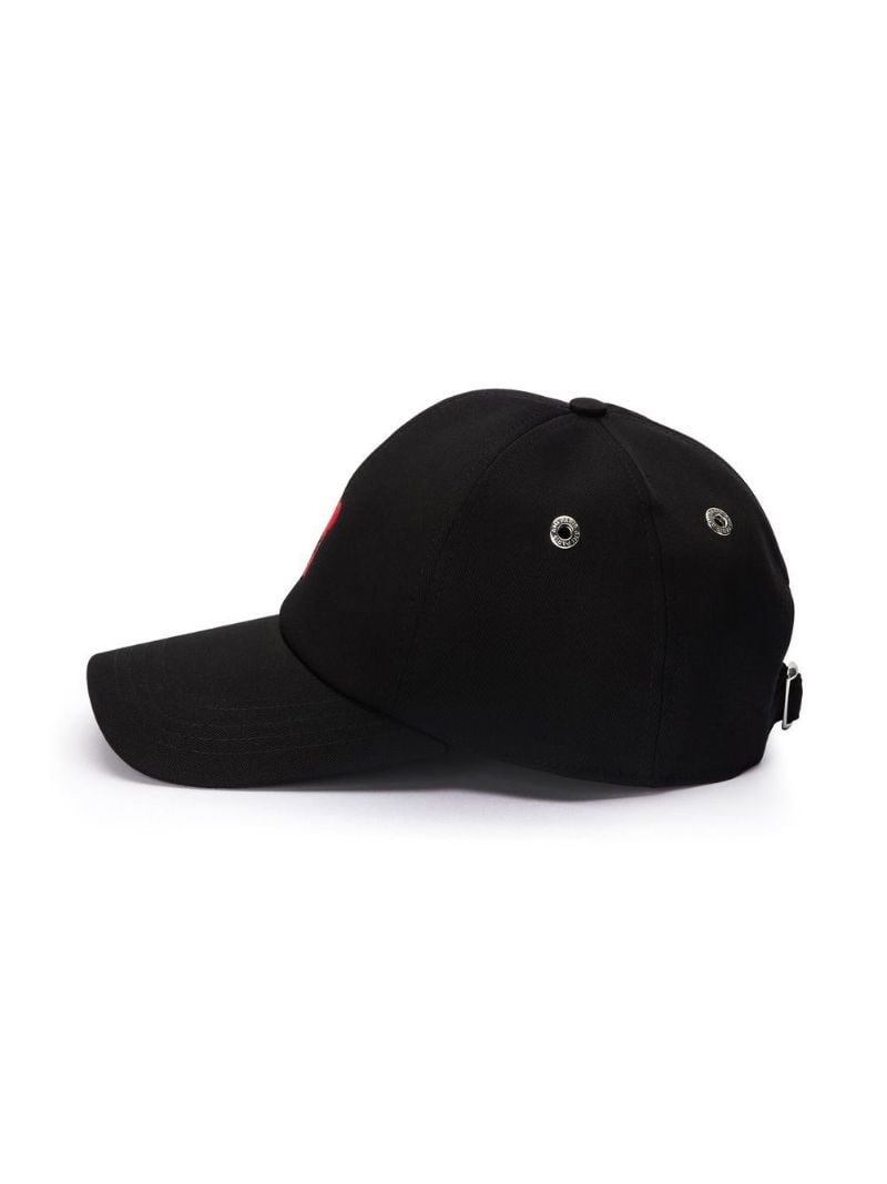 Black Ami De Coeur Embroidered Cap