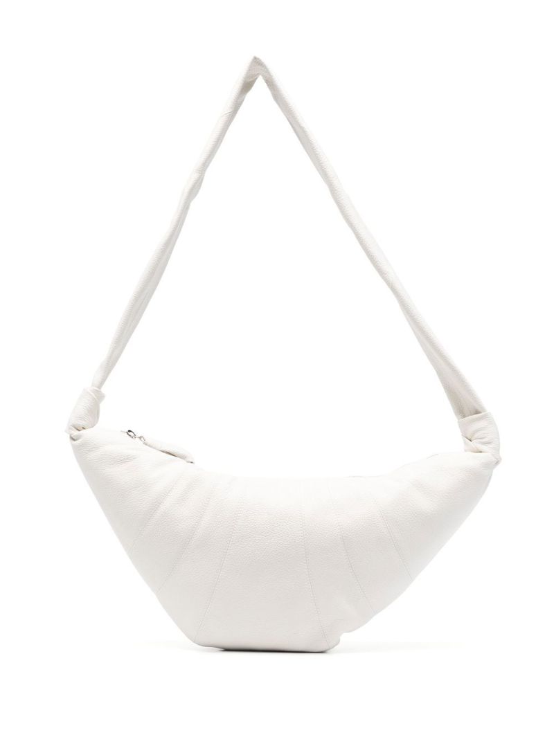 White Croissant Shoulder Bag