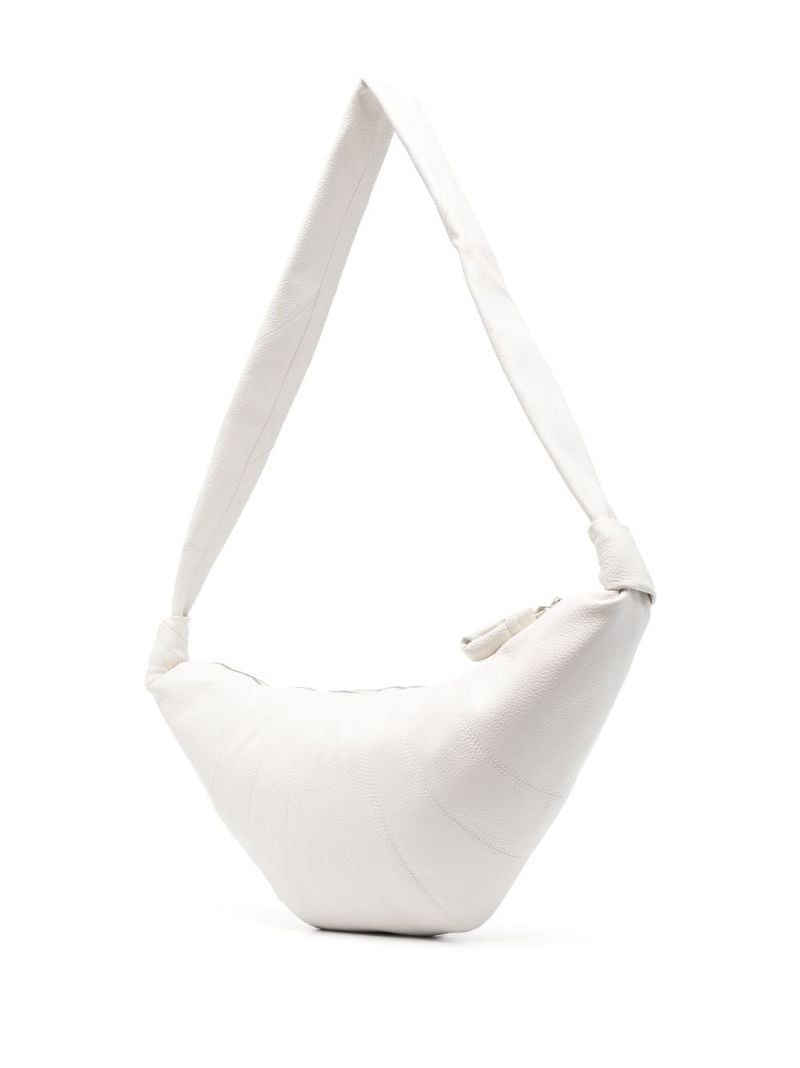 White Croissant Shoulder Bag