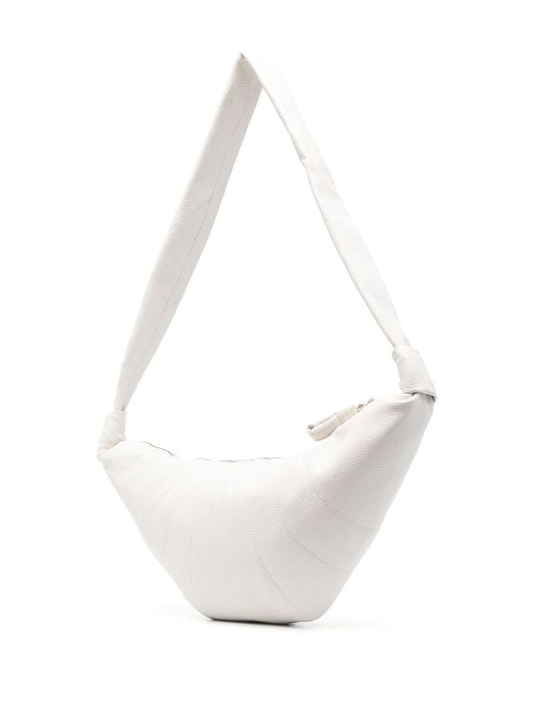White Croissant Shoulder Bag