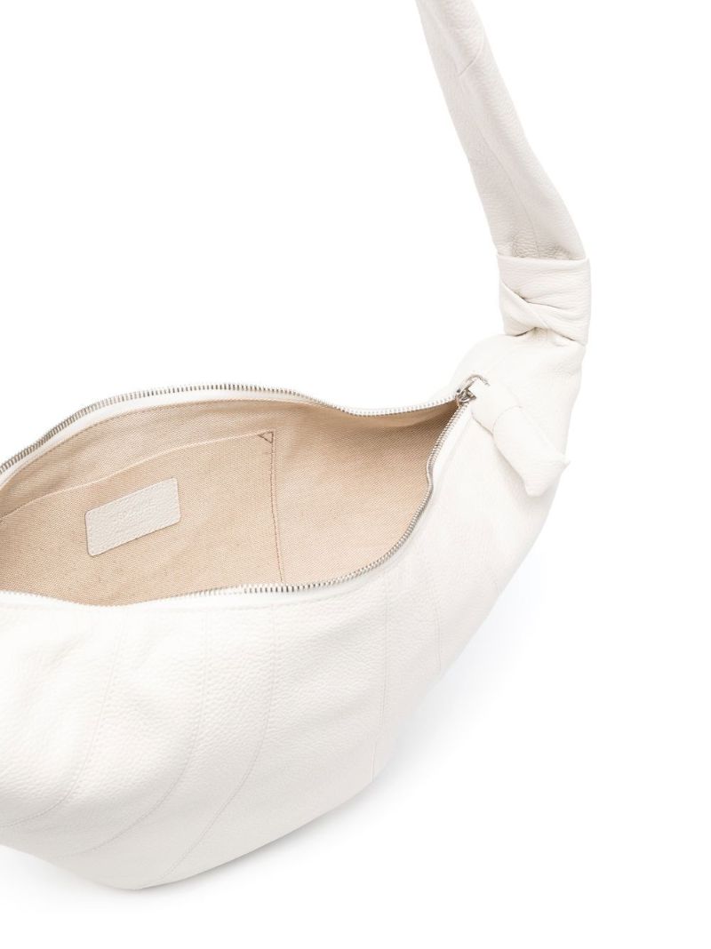 White Croissant Shoulder Bag