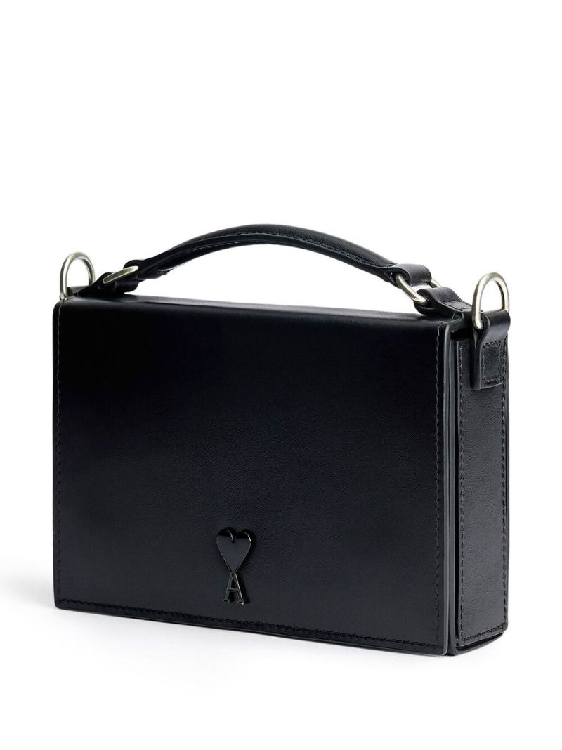 Black Ami De Coeur Monogram Cross Body Bag