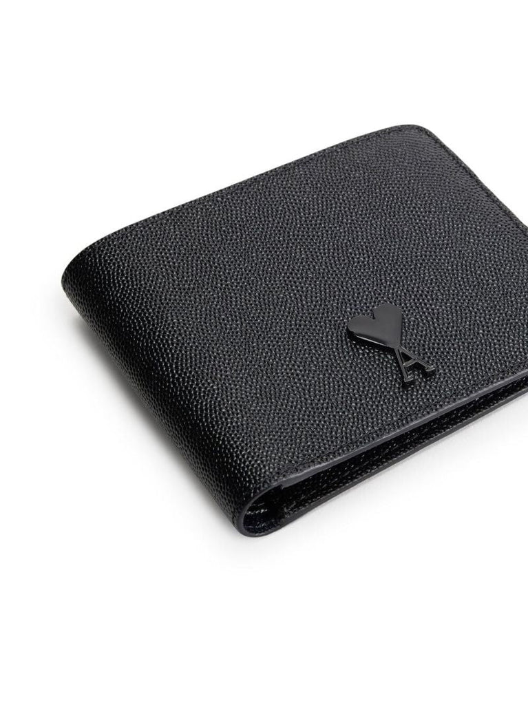 Black Ami De Coeur Leather Wallet