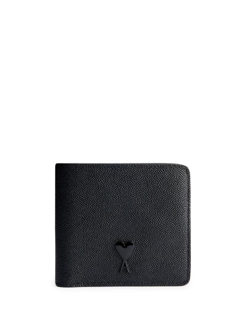 Black Ami De Coeur Leather Wallet
