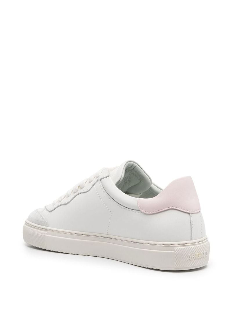 White Clean Lace-up Sneakers