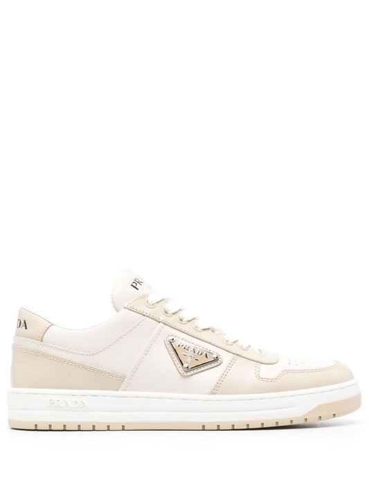 Neutral Downtown Leather Sneakers