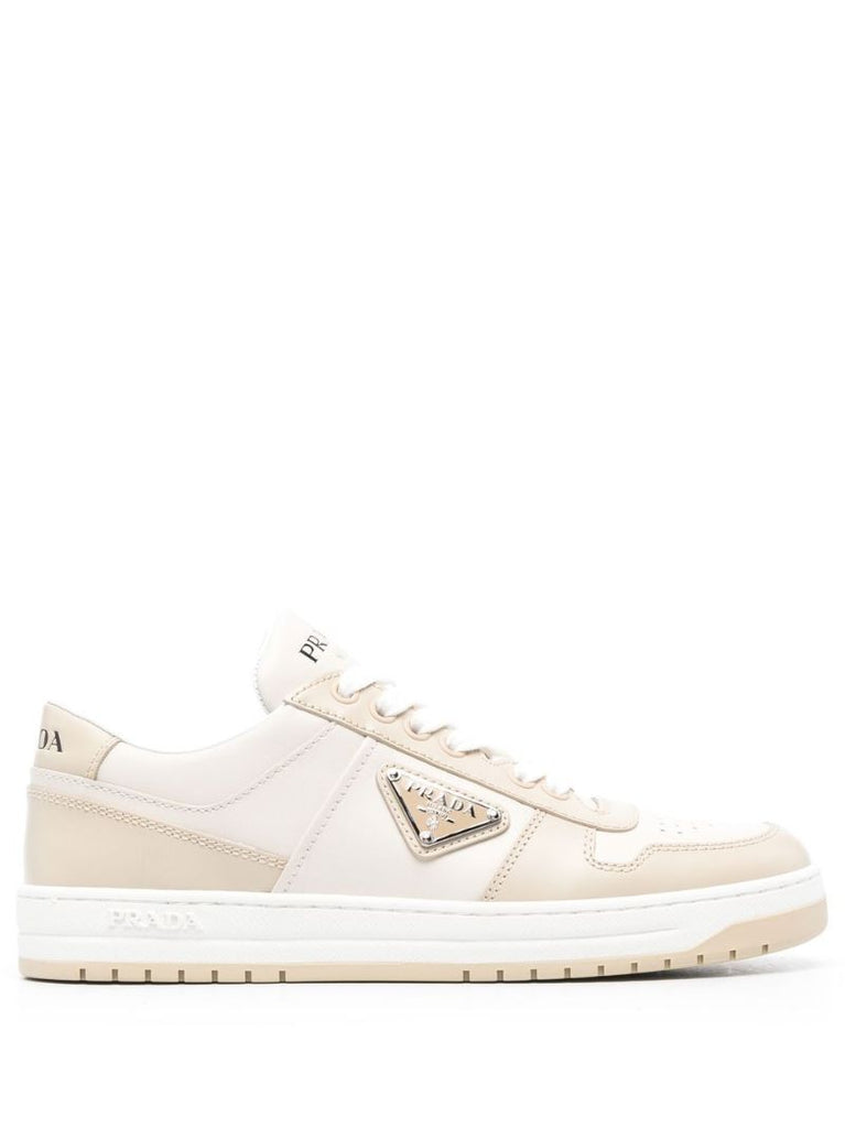 Neutral Downtown Leather Sneakers