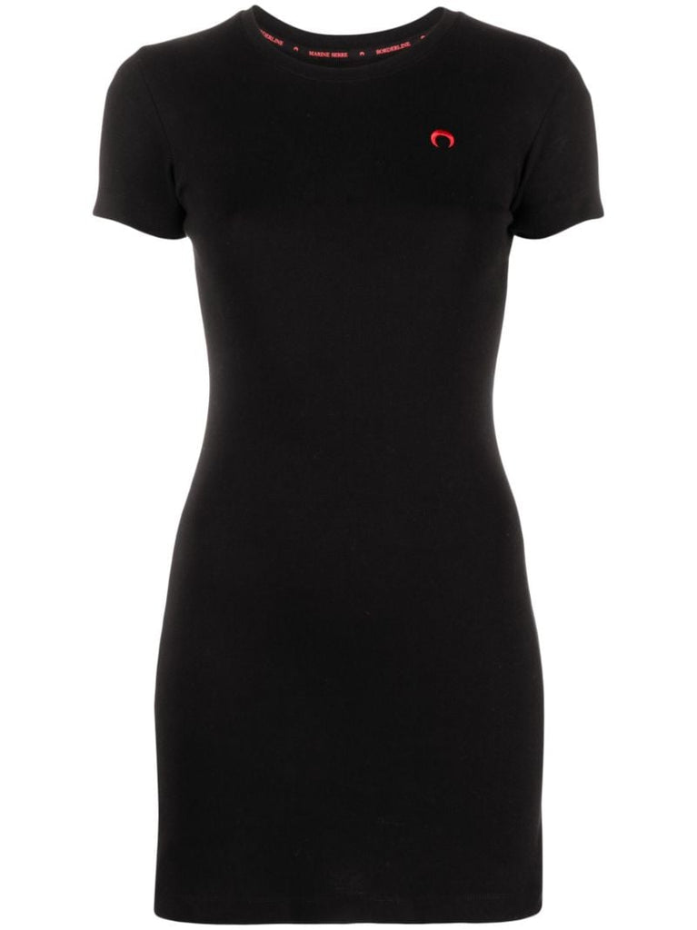Crescent Moon Organic Cotton Mini Dress