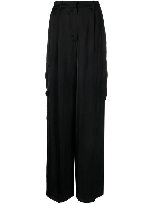 Black Carmel Cargo Trousers